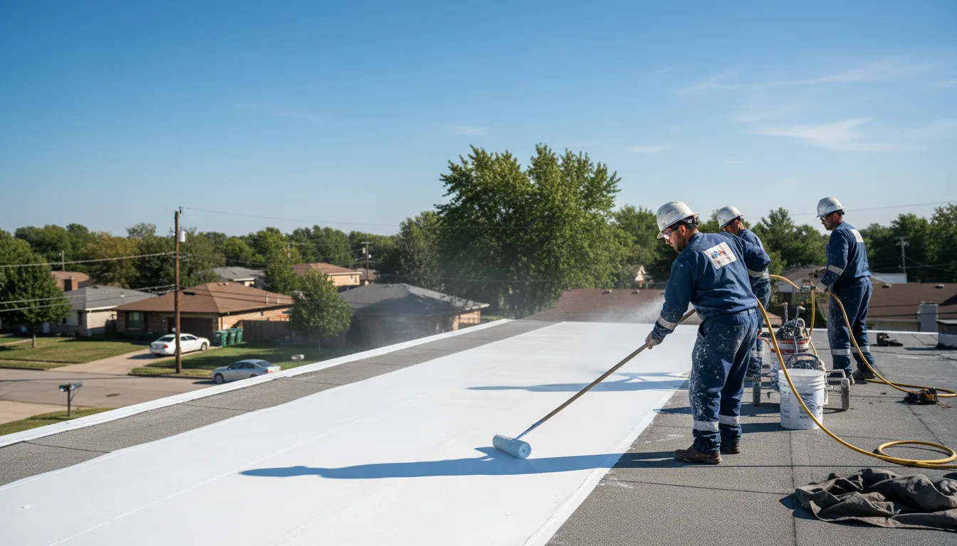 Commercial roof coating in Gillham, AR near me